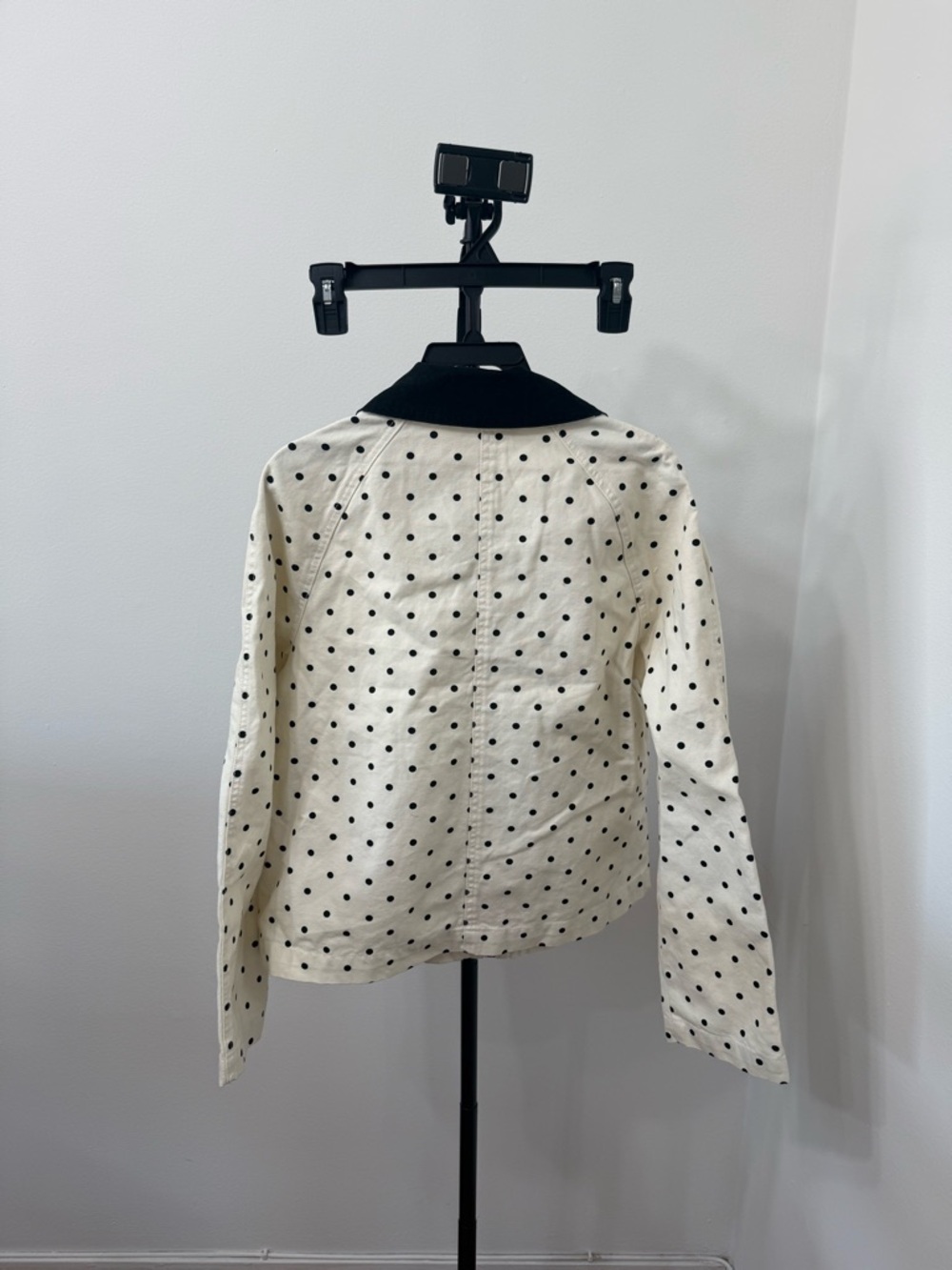 Altar'd State Cream and Black Polka Dot Jacket - Picture 7 of 7